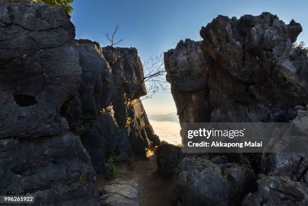 rock door pha tung in thailand - mulai stock pictures, royalty-free photos & images