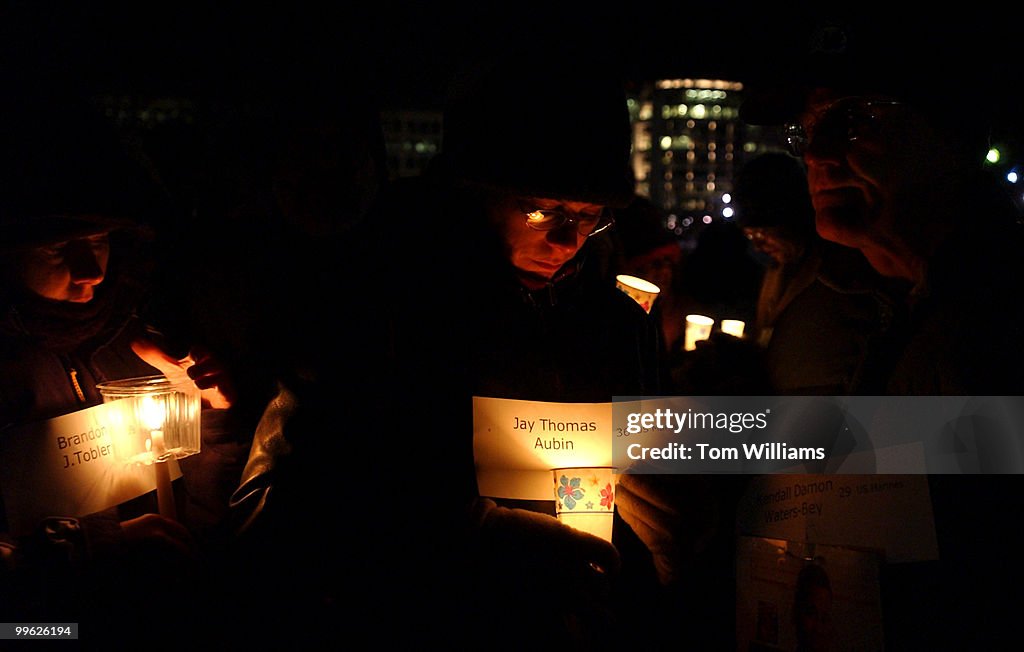 Candlelight vigil