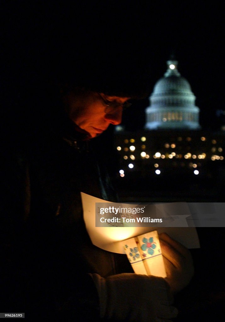 Candlelight vigil