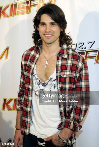 Justin Gaston attends KIIS FM's Wango Tango 2010 at Staples Center on May 15, 2010 in Los Angeles, California.