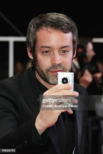 French TV personality Yann Barthes attends "Black Heaven" Premiere at the Palais des Festivals during the 63rd Annual Cannes Film Festival on May 16,...