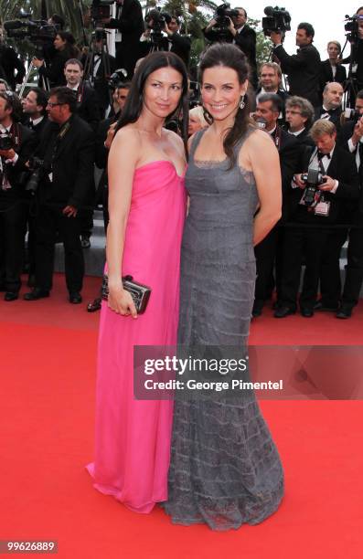 Actress Evangeline Lily attends "The Princess Of Montpensier" Premiere at the Palais des Festivals during the 63rd Annual Cannes Film Festival on May...