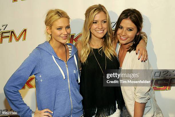 Stephanie Pratt, Kristin Cavallari, and Stacey Hall attend KIIS FM's Wango Tango 2010 at Staples Center on May 15, 2010 in Los Angeles, California.