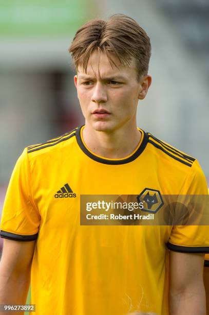 Oskar Buur of Wolverhampton Wanderers looks on during the Uhrencup 2018 on July 10, 2018 at the Tissot Arena in Biel, Switzerland.