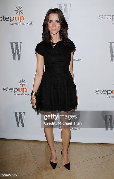 Abigail Spencer arrives for Step Up Women's Network 7th Annual Inspiration Awards luncheon held at The Beverly Hilton hotel on May 14, 2010 in...