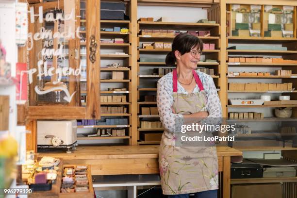 handmade soap making workshop in a studio - leo patrizi stock pictures, royalty-free photos & images