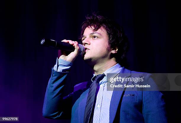 Jamie Cullum performs at the London Palladium on May 16, 2010 in London, England.