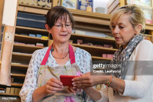 handmade soap making workshop in a studio - leo patrizi stock pictures, royalty-free photos & images