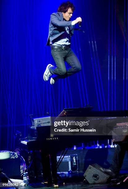 Jamie Cullum performs at the London Palladium on May 16, 2010 in London, England.