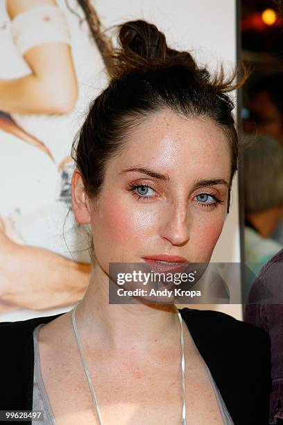 Zoe Lister-Jones attends the premiere of ''Kites'' at the AMC Empire 25 theater on May 16, 2010 in New York City.