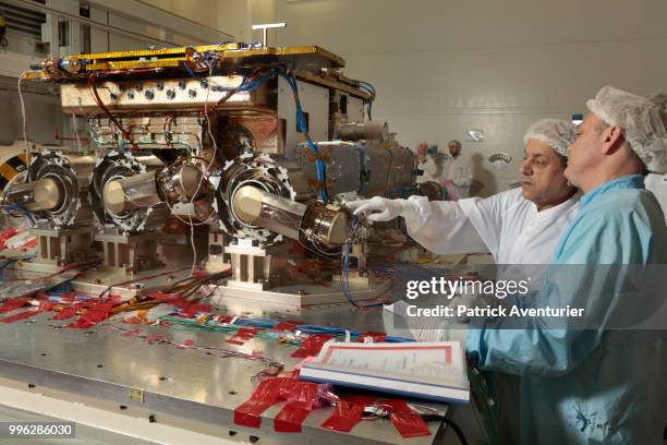 ExoMars rover is a robot to discover life on Mars built by international team on May 30, 2018 in Toulouse, France.The ExoMars rover is a 300 kg rover...