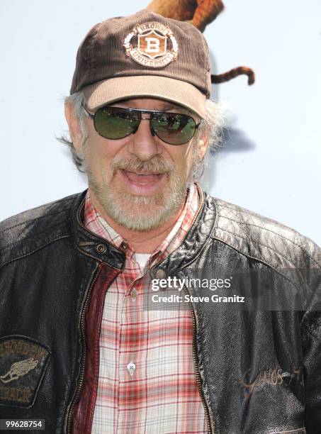 Steven Spielberg attends the "Shrek Forever After" Los Angeles Premiere at Gibson Amphitheatre on May 16, 2010 in Universal City, California.