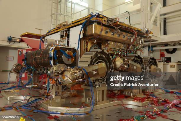 ExoMars rover is a robot to discover life on Mars built by international team on May 30, 2018 in Toulouse, France.The ExoMars rover is a 300 kg rover...