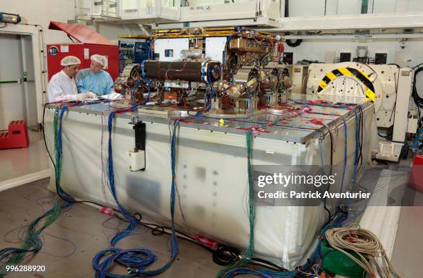 ExoMars rover is a robot to discover life on Mars built by international team on May 30, 2018 in Toulouse, France.The ExoMars rover is a 300 kg rover...