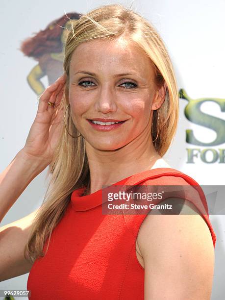 Cameron Diaz attends the "Shrek Forever After" Los Angeles Premiere at Gibson Amphitheatre on May 16, 2010 in Universal City, California.