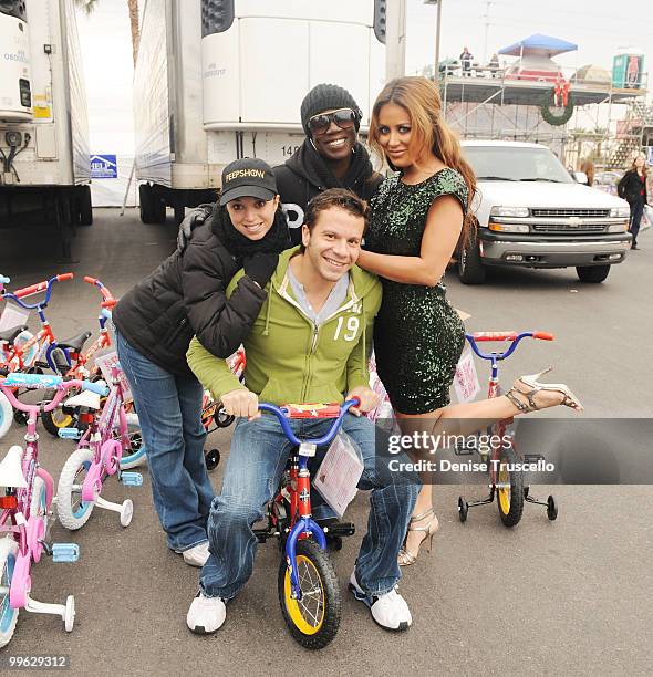 Aubrey O'Day attends the KLUC 98.5 Toy Drive on December 11, 2009 in Las Vegas, Nevada.