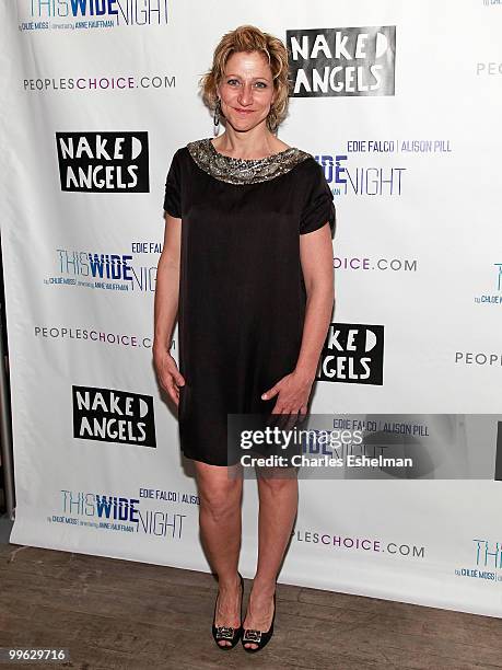 Actress Edie Falco attends the "This Wide Night" opening after party at West Bank Cafe on May 16, 2010 in New York City.