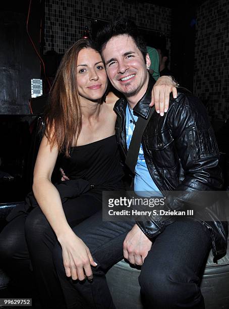 Actress Michelle Clunie and actor Hal Sparks attend the 2010 Jim Owles Gay Pride Awards Ceremony at Elmo Restaurant on May 16, 2010 in New York City.