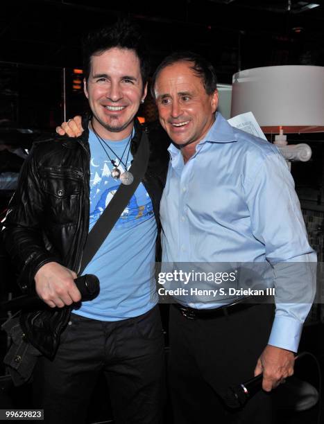 Actor/Comedian Hal Sparks and gay activist Allen Roskoff attend the 2010 Jim Owles Gay Pride Awards Ceremony at Elmo Restaurant on May 16, 2010 in...