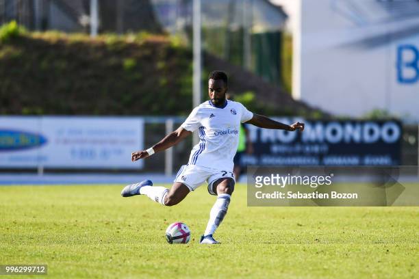 Yoann Salmier of Strasbourg during the Friendly match between Sochaux and Strasbourg on July 10, 2018 in Belfort, France.