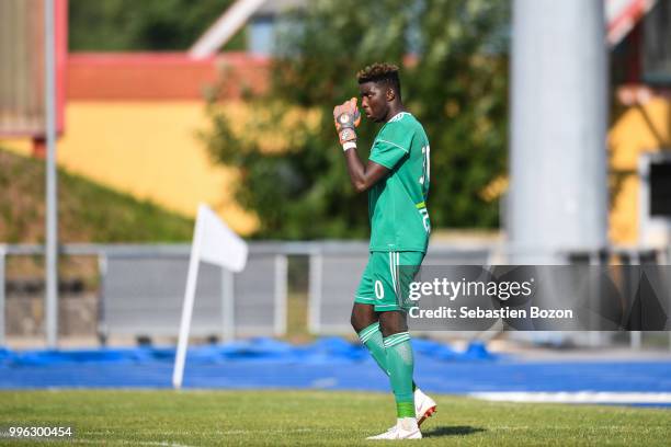 Bingourou Kamara of Strasbourg during the Friendly match between Sochaux and Strasbourg on July 10, 2018 in Belfort, France.