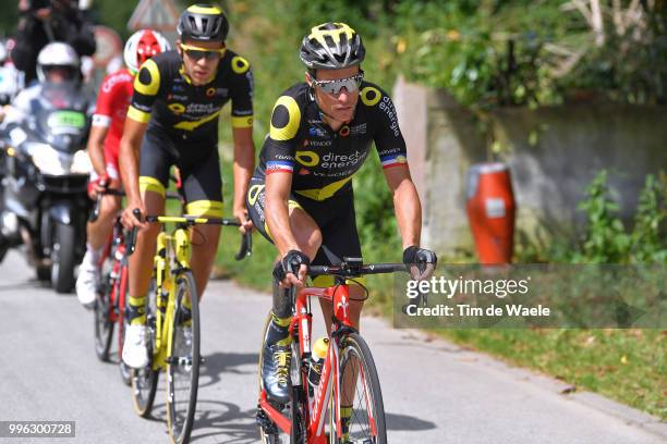 Sylvain Chavanel of France and Team Direct Energie / Lilian Calmejane of France and Team Direct Energie / during the 105th Tour de France 2018, Stage...