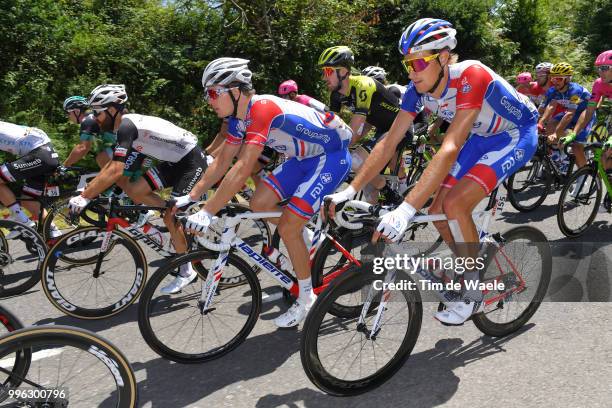 Arnaud Demare of France and Team Groupama FDJ / Tobias Ludvigsson of Sweden and Team Groupama FDJ / during the 105th Tour de France 2018, Stage 5 a...