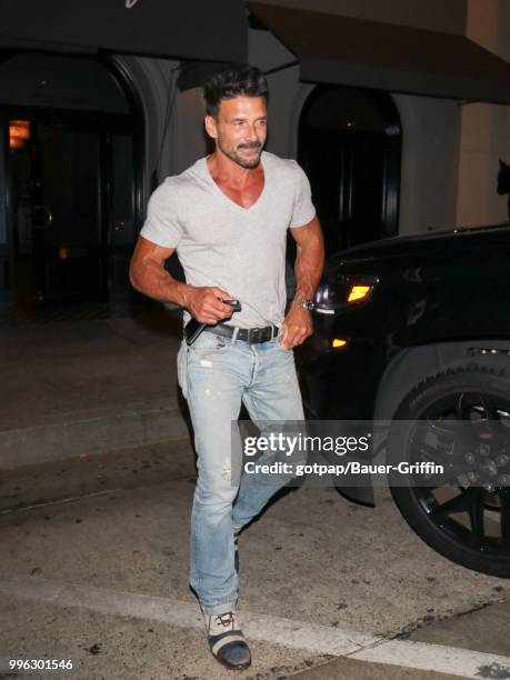 Frank Grillo is seen on July 10, 2018 in Los Angeles, California.