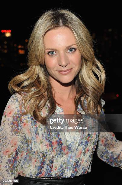 Actor Jessalyn Gilsig attends the NY Upfronts celebration with Entertainment Weekly and 20th Century Fox Television at Cooper Square Penthouse on May...