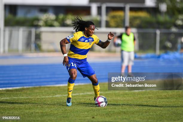 Emanuel Anderson of Sochaux during the Friendly match between Sochaux and Strasbourg on July 10, 2018 in Belfort, France.