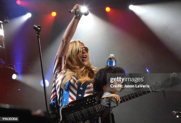 Ke$ha performs at KIIS FM's 2010 Wango Tango concert at Staples Center on May 15, 2010 in Los Angeles, California.