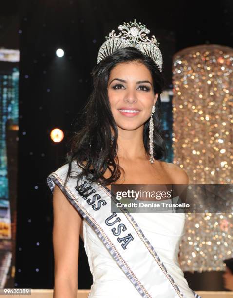 Miss Michigan Rima Fakih wins the 2010 Miss USA Pageant at Planet Hollywood Casino Resort on May 16, 2010 in Las Vegas, Nevada.