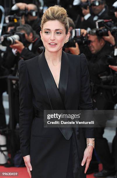 Actress Julie Gayet attends the 'The Princess of Montpensier' Premiere held at the Palais des Festivals during the 63rd Annual International Cannes...