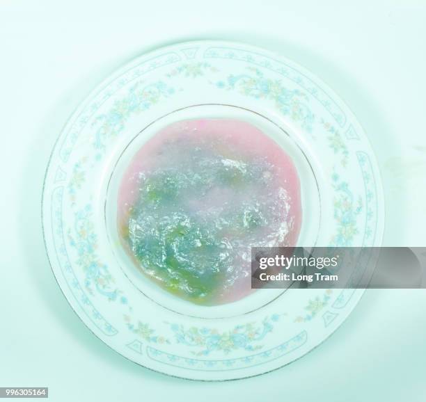 chinese shallot leaf cake - oily slippery stock pictures, royalty-free photos & images