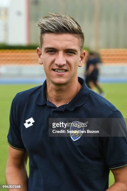Victor Glaentzlin of Sochaux during the Friendly match between Sochaux and Strasbourg on July 10, 2018 in Belfort, France.