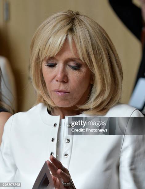 Waterloo 11/07/18 © Philip Reynaers / Photonews - Visite des conjoints des chefs d'État et de gouvernement dans le Brabant wallon - Bezoek van de...