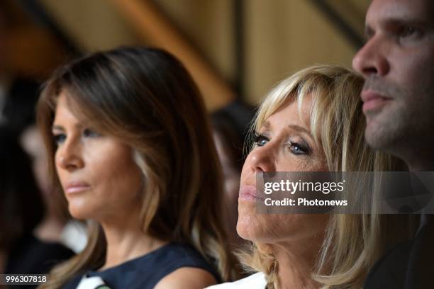 Waterloo 11/07/18 © Philip Reynaers / Photonews - Visite des conjoints des chefs d'État et de gouvernement dans le Brabant wallon - Bezoek van de...