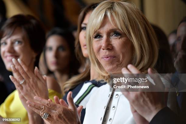 Waterloo 11/07/18 © Philip Reynaers / Photonews - Visite des conjoints des chefs d'État et de gouvernement dans le Brabant wallon - Bezoek van de...