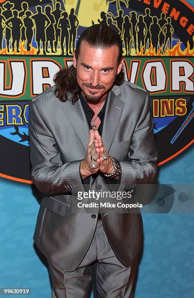 Television personality Benjamin "Coach" Wade attends the "Survivor: Heroes Vs Villains" finale reunion show at Ed Sullivan Theater on May 16, 2010 in...