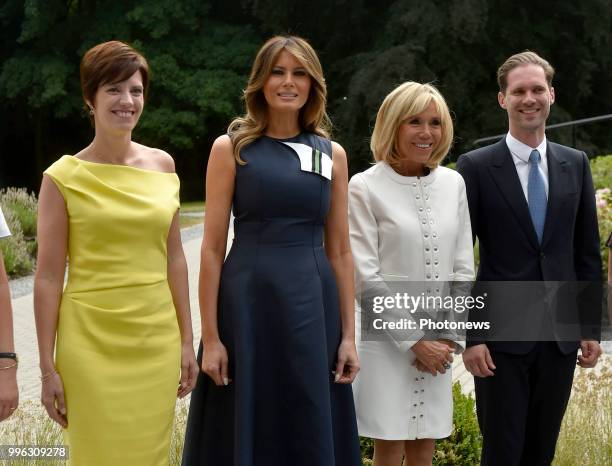 Waterloo 11/07/18 © Philip Reynaers / Photonews - Visite des conjoints des chefs d'État et de gouvernement dans le Brabant wallon - Bezoek van de...