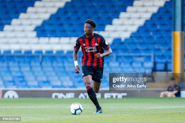 Terence Kongolo of Huddersfield Town during the pre season friendly between Bury and Hufddersfield Town at Gigg Lane on July 10, 2018 in Bury,...