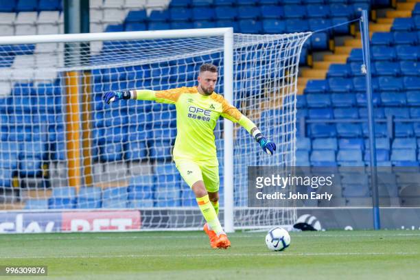 Ben Hamer of Huddersfield Town during the pre season friendly between Bury and Hufddersfield Town at Gigg Lane on July 10, 2018 in Bury, England.
