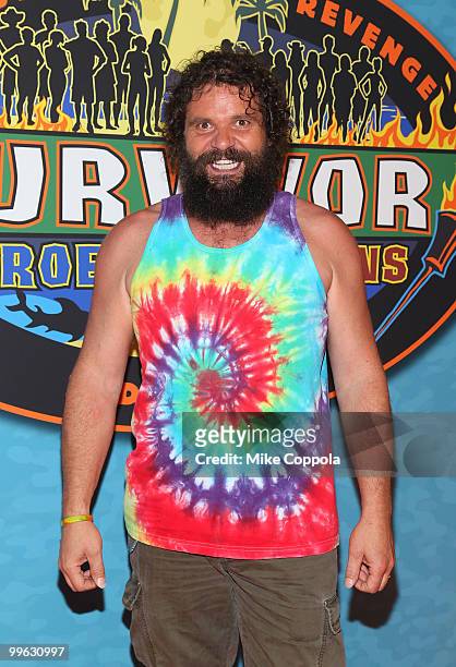 Television personality Rupert Boneham attends the "Survivor: Heroes Vs Villains" finale reunion show at Ed Sullivan Theater on May 16, 2010 in New...