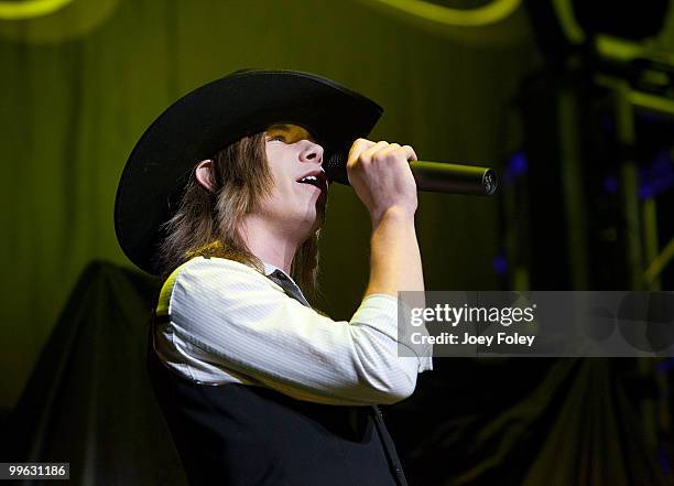 Tyler Dickerson performs in concert during "The Last Rodeo" Tour at the Jerome Schottenstein Center on May 16, 2010 in Columbus, Ohio.