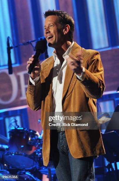 Hosts/Actor James Denton during the Music City Keep on Playin' benefit concert at the Ryman Auditorium on May 16, 2010 in Nashville, Tennessee.