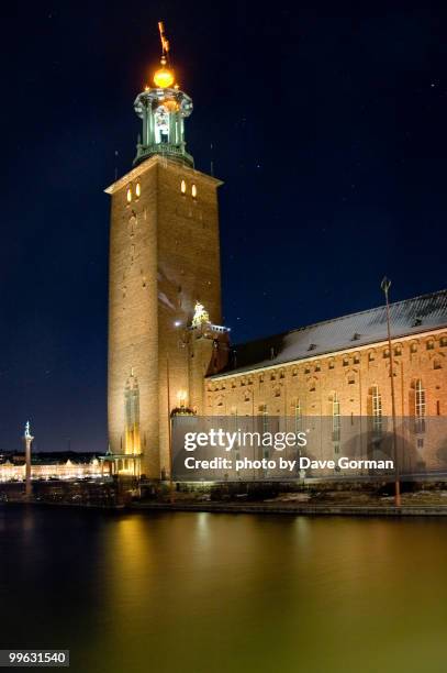 stadshuset - kungsholmen town hall stockfoto's en -beelden