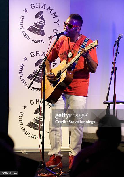 Martin Luther performs at the GRAMMY U Music Industry Summit at Expression College for Digital Arts on May 15, 2010 in Emeryville, California.