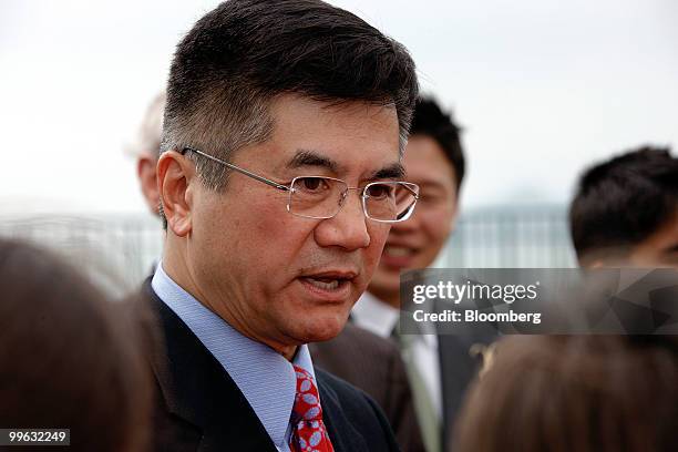 Commerce Secretary Gary Locke, speaks in Hong Kong, China, on Monday, May 17, 2010. China risks driving away innovative companies if its investment...