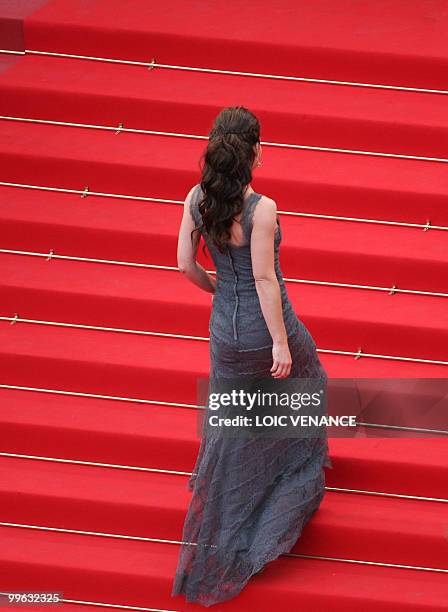 Actress Evangeline Lilly arrives for the screening of "La Princesse de Montpensier" presented in competition at the 63rd Cannes Film Festival on May...