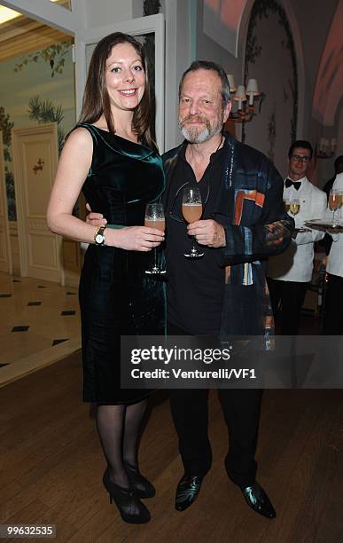 Terry Gilliam and daughter Amy attend the Vanity Fair and Gucci Party Honoring Martin Scorsese during the 63rd Annual Cannes Film Festival at the...